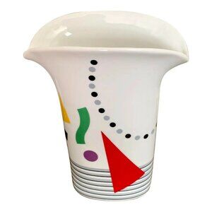 Vintage Modern Contemporary Small Porcelain Vase